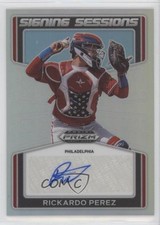 2022 Panini Prizm Draft Picks Signing Sessions Rickardo Perez #SS-PZ Auto 1u6