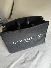Givenchy Black Leather Shoulder Bag Tote Hand...