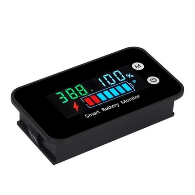 Battery Capacity Monitor Battery Meter Battery Power Percentage Voltage Meter