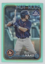 2024 Topps Pro Debut Aqua Foil 17/75 Hunter Haas #PD-157 4z8