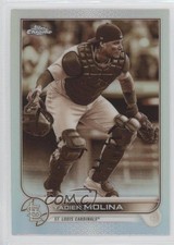 2022 Topps Chrome Sepia Refractor Yadier Molina #93 0uf1