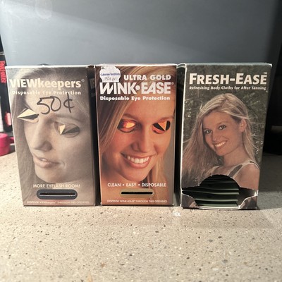 200+ Ultra Gold Wink Ease Disposable Tanning Eye Protection, Viewkeepers, Fresh