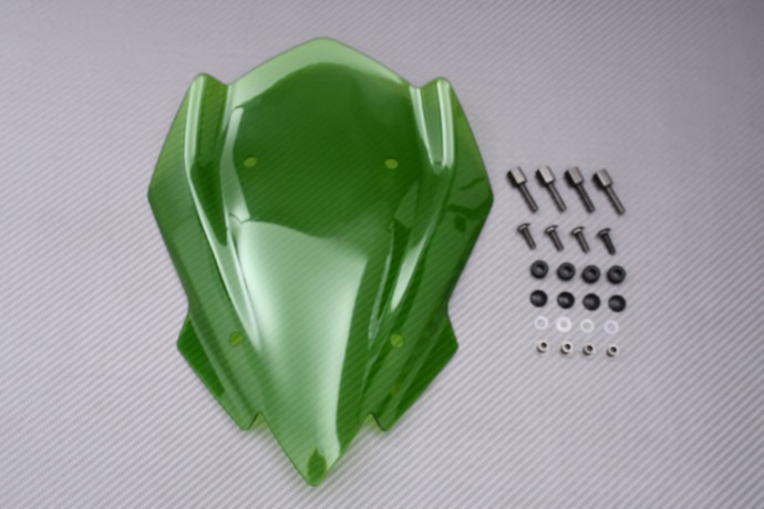 Pare-brise KAWASAKI Z900 vert pour réduire la fatigue réduction des turbulences 2026