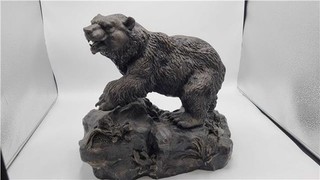 After Pierre Jules Mêne Bear Statue 19th Century Bronze