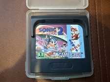 Sonic The Hedgehog 2 Sega Game Gear Game. Tested. Clamshell case.