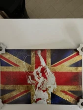 Def Leppard Steve Clark Union Jack Poster