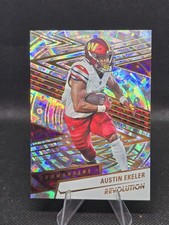 2025 Panini Revolution Austin Ekeler #162 Fractal /99 Washington Commanders