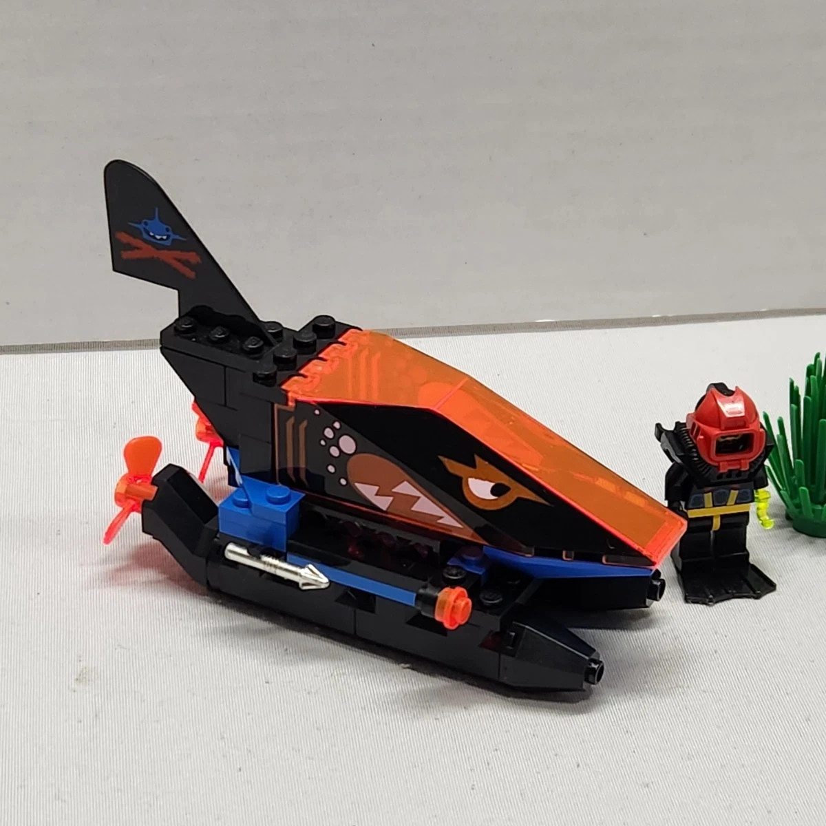 Lego Spy Shark 6135 Aquazone 100% Complete Set no Box Aquasharks