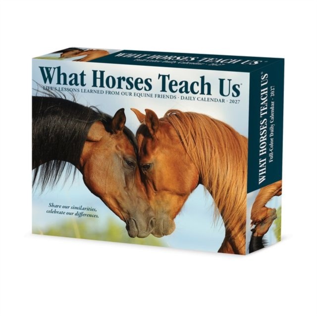What Horses Teach Us Desk Calendar 2027, Desk Calendars, Day To View, Gift - Image 3