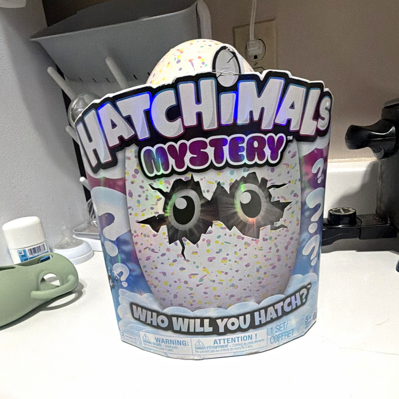 Hatchimals Mystery Fluffiest Fliers Interactive Hatching Egg Toy 2018 *Torn box*