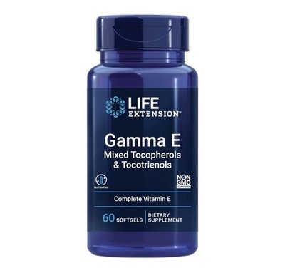 GAMMA E MIXED TOCOPHEROLS & TOCOTRIENOLS VITAMIN E 60 SgelsLIFE EXTENSION