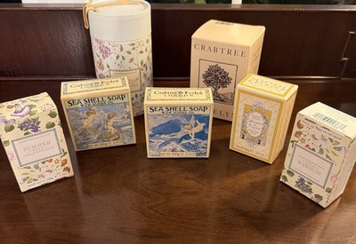 Vintage Crabtree & Evelyn Discontinued Bath & Body Collection 9-Piece Lot Unused