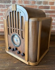 VTG RCA Victor Model 143 BC & SW Cathedral Tube Radio Receiver - WORKING - Video