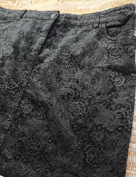 Women Canda Skirt Black Cotton 54