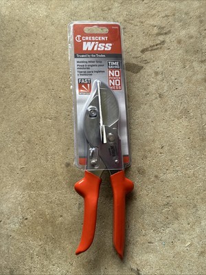 Cisailles à Main Crescent Wiss CTM45RS – Coupe Mitres – Acier, Poignées Comfort