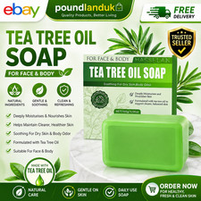 Veloma Soap Antifungal Soap Relief Soap Bar –Body Wash for Face Tea Tree Oil