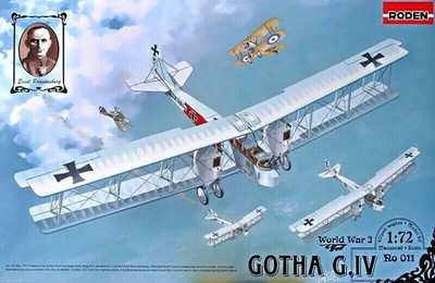 1/72 WW1 Bomber : Gotha G.IV [Germany] #R011 : RODEN