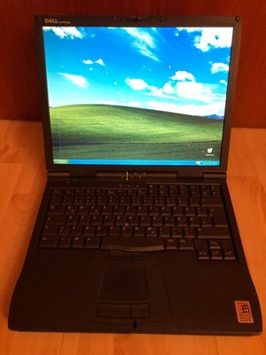 Vintage Dell Latitude CPx, P III,450MHz,128 MB RAM, 10 GB FP, Win XP