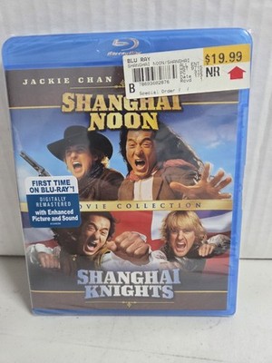 Shanghai Noon/Shanghai Knights: 2-Movie Collection New Blu-ray Sealed SEE PHOTOS