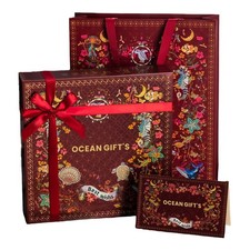 Gift Wrap Boxes - Gift Box with Lid 11.8x11.8x2.56 for Presents, Ready to Use...