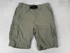 Boy Scouts Of America Shorts Mens Medium Green Nylon Cargo NEEDS REPAIR