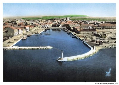 CU-BFP1-0637-34 - MEZE - Mit Dem Flugzeug Darüber - Der Hafen