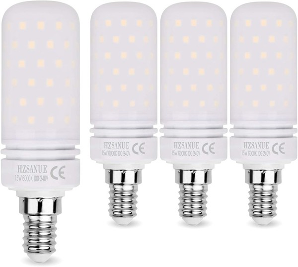 LED Lampen 15W, 120W GlüHlampenäQuivalent, 1700Lm, 6000K Kaltweiß, E14 Kleine Ed-image