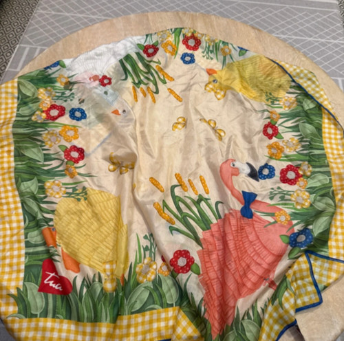 braccalini silk scarf Italy
