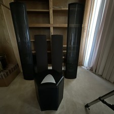 MartinLogan 5.1 Channel Wired Home Theater Speaker System, Black