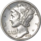 1928-P Mercury Dime