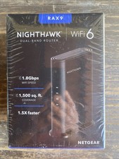 NETGEAR RAX9 Nighthawk AX1800 Wi-Fi 6 Router 1.8Gbps New