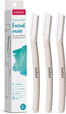 Dermaplane Razor for Women Face, 3 Count Professional Dermaplaning Tool Razor