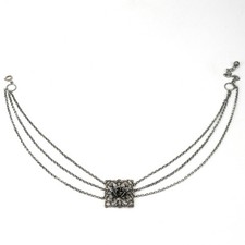 Wunderschöne Halskette / Kropfkette aus 925er Sterling Silber Rose Vintage