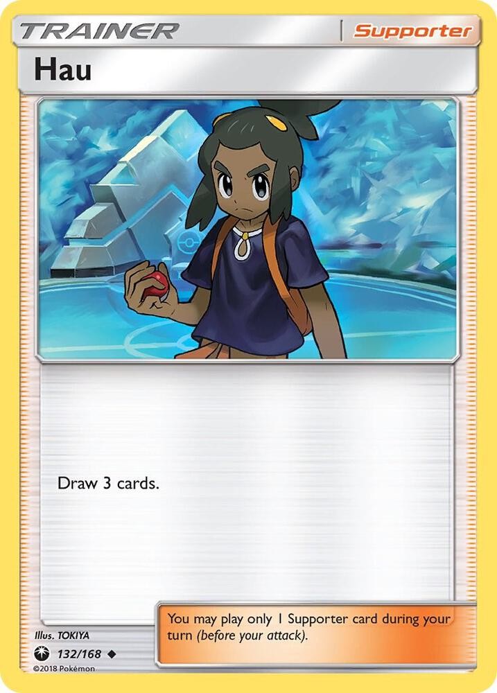Hau 132/168 Uncommon SM - Celestial Storm Pokemon NM/LP