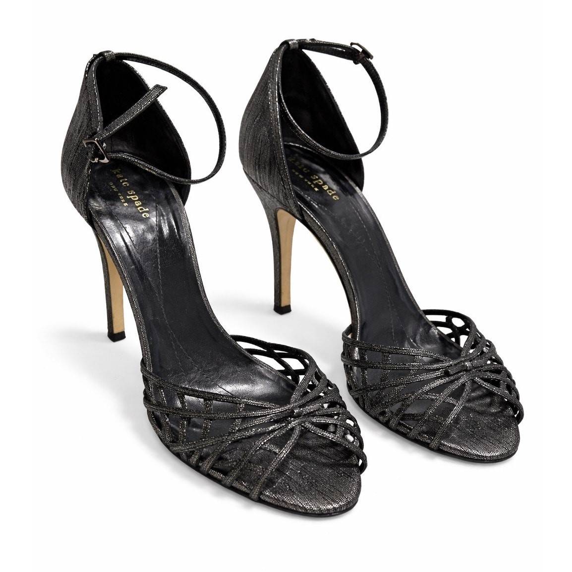 Kate Spade NY Strappy Heels Made in Italy Evening Sandals Stiletto – Size 10B