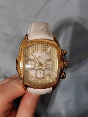 jBW CEASAR GOLD/WHITE WATCH