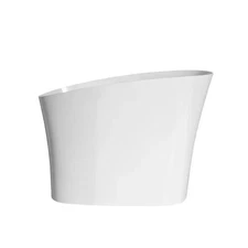 Cascade II 48" Single Slipper Japanese Soaking Freestanding Bathtub Matte White