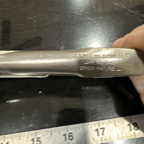 Vintage 9 Inch Peterson Mfg Co. Vise Grip 1942 Patent No 10 Flat Jaw Locking - Picture 6 of 15