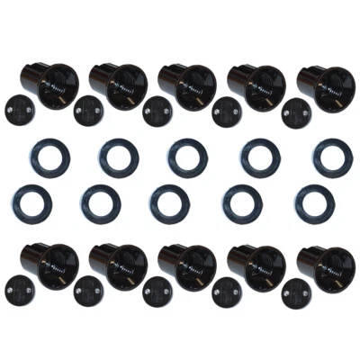 NCC-LICHT 10 x Illu attacco E27 + guarnizione piatta per catena luminosa cavo nastro piatto H05RNH2-F