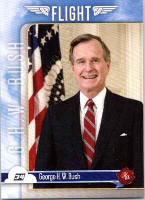 George H. W. Bush - #36 - 2023 Historic Autographs Flight