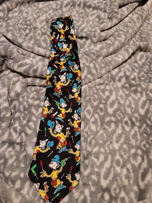 Dr Seuss Green Eggs And Ham Tools 100% Silk Tie Sam I Am Cat In The Hat 