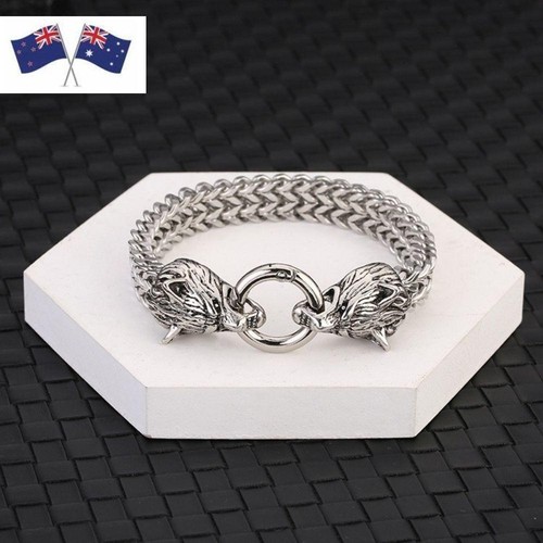 Jewelry Wolf Head Bracelet Stainless Steel Bracelet Fashion Men