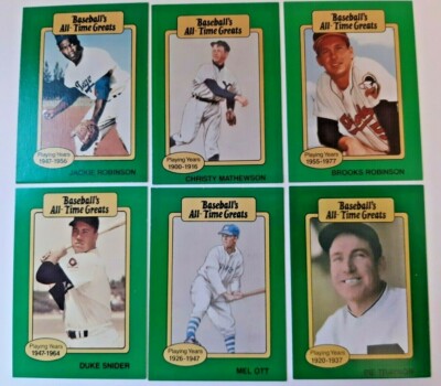 Hygrade Baseball's All Time Greats - You Pick - Singles - Complete Your Set