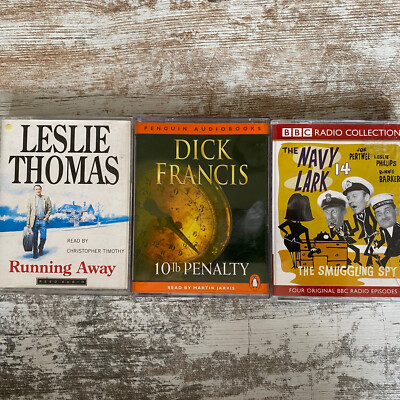 The Navy Lark, 10lb Penalty, Running Away Audio Cassettes Bundle - BBC, Penguin