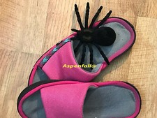 Realistic Black Spider Tarantula Fake/Prank/Halloween Extra Lrg Sz 4.50 x 7.5