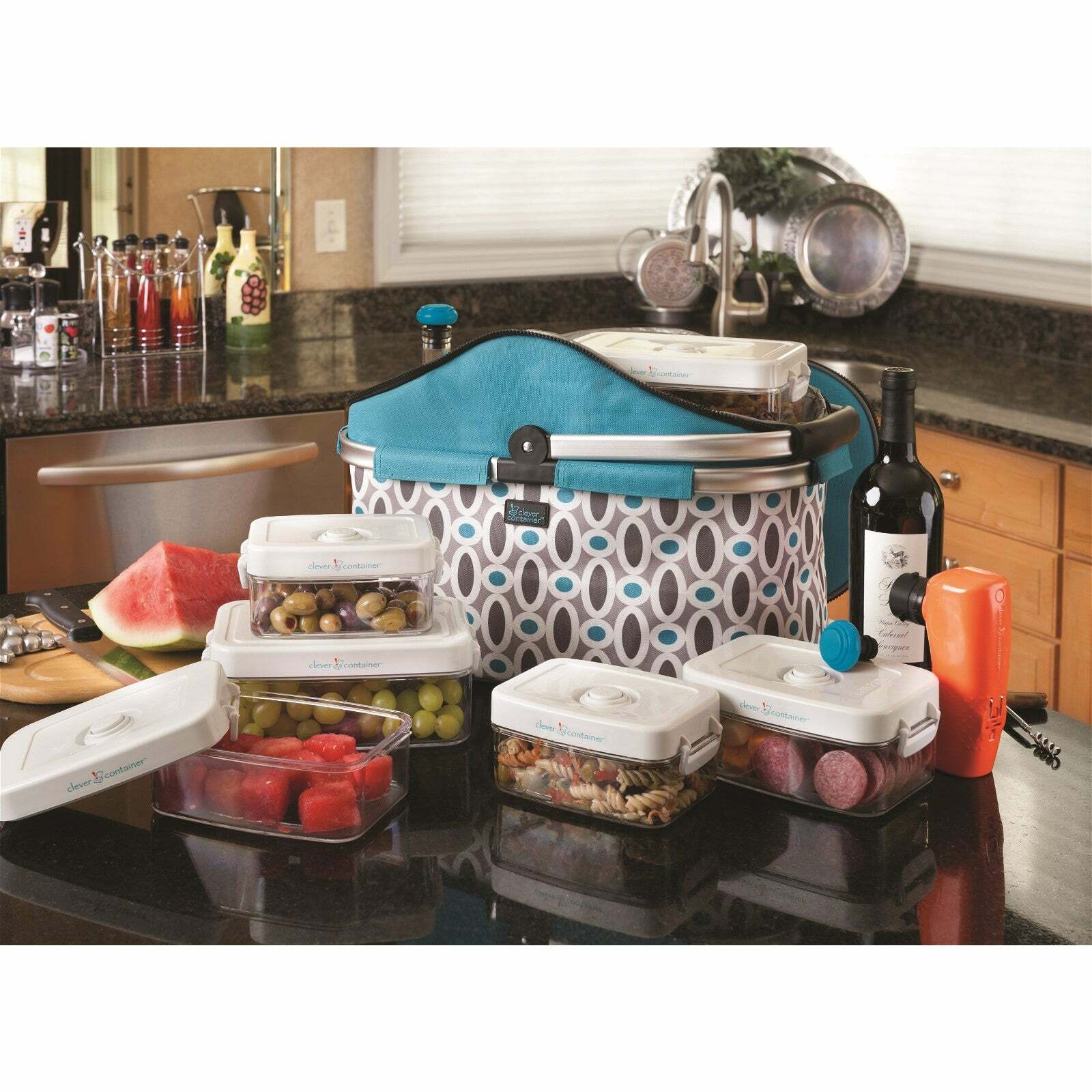 Insulated Market & Picnic Basket Modern Links 786411242092 eBay