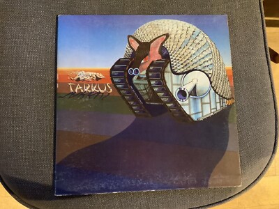 EMERSON LAKE & PALMER TARKUS UK 1971 Island PINK RIM A-1U B-1U 1st PRESS