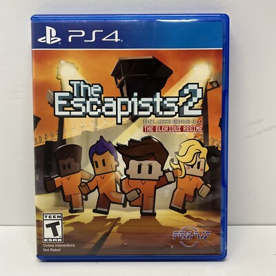 Escapists 2 PS4 (Sony PlayStation 4, 2017) - Case & disc -