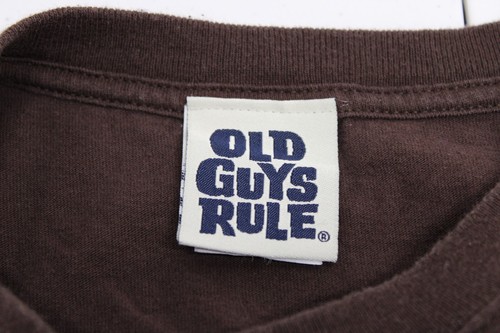 Old Guys Rule Still Crazy After All These Beers Men's Brown T-Shirt Size M - Picture 4 of 7