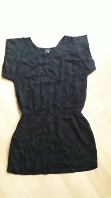 3suisses Collection Damen Leinentunika Gr. F38, D 34 in schwarz 